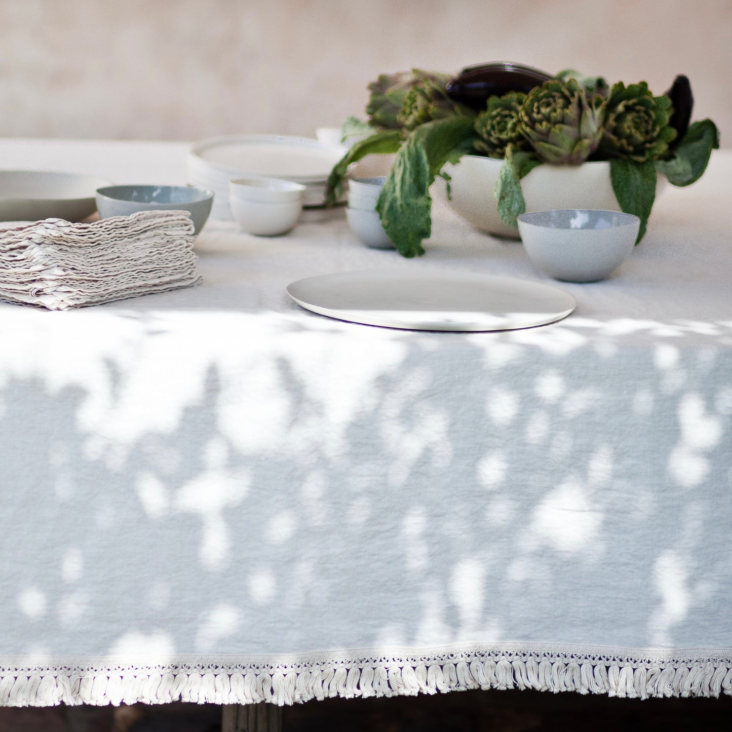 tablecloth with fringe