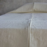 bed cover with piping