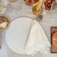 round placemat cover in linen, set of 2