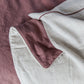 linen blanket with piping - EU sizes