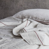 top sheet with piping - US sizes