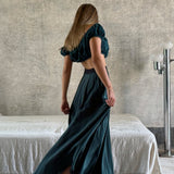 dill skirt in silk