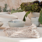 napkins in light linen, set of 4