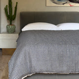 linen quilt, archive colours