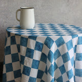 tablecloth with chess printed pattern