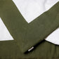 linen blanket with green border in US queen size, sample item