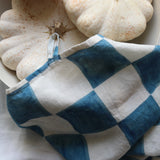dishcloth with chess printed pattern