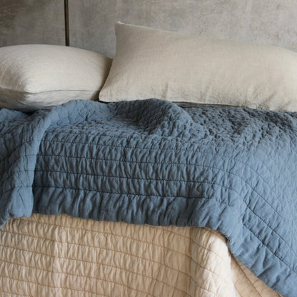 new wavy linen blanket