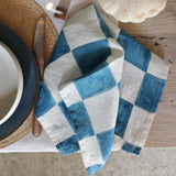 napkins with chess printed pattern, set of 4
