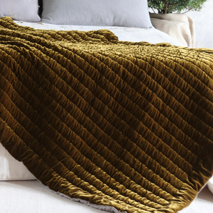 velvet wavy blanket