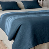 dotted linen blanket