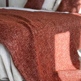 wool and linen bed runner + 2 cushion case set BLACK FRIDAY SALE