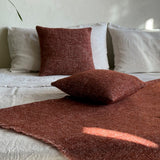 wool and linen bed runner + 2 cushion case set BLACK FRIDAY SALE