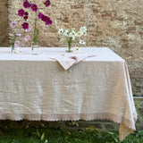 tablecloth with macrame BLACK FRIDAY SALE