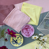 napkins in light linen, set of 4 BLACK FRIDAY SALE