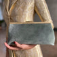 velvet clutch