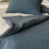 dotted linen blanket