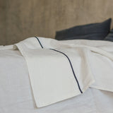 top sheet with piping - US sizes