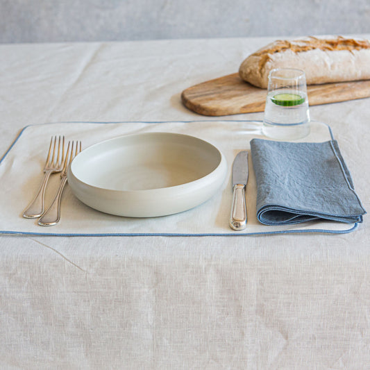 rectangular waxed placemats set of 2, archive sale selection