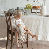 napkin with short fringe, set of 4