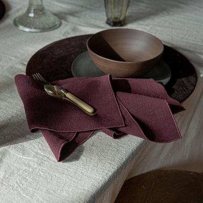 napkin with rolled hem, -30% BLACK FRIDAY SALE