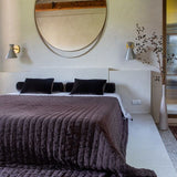 velvet and linen cushion BLACK FRIDAY SALE