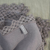 napkin with macrame, set of 4