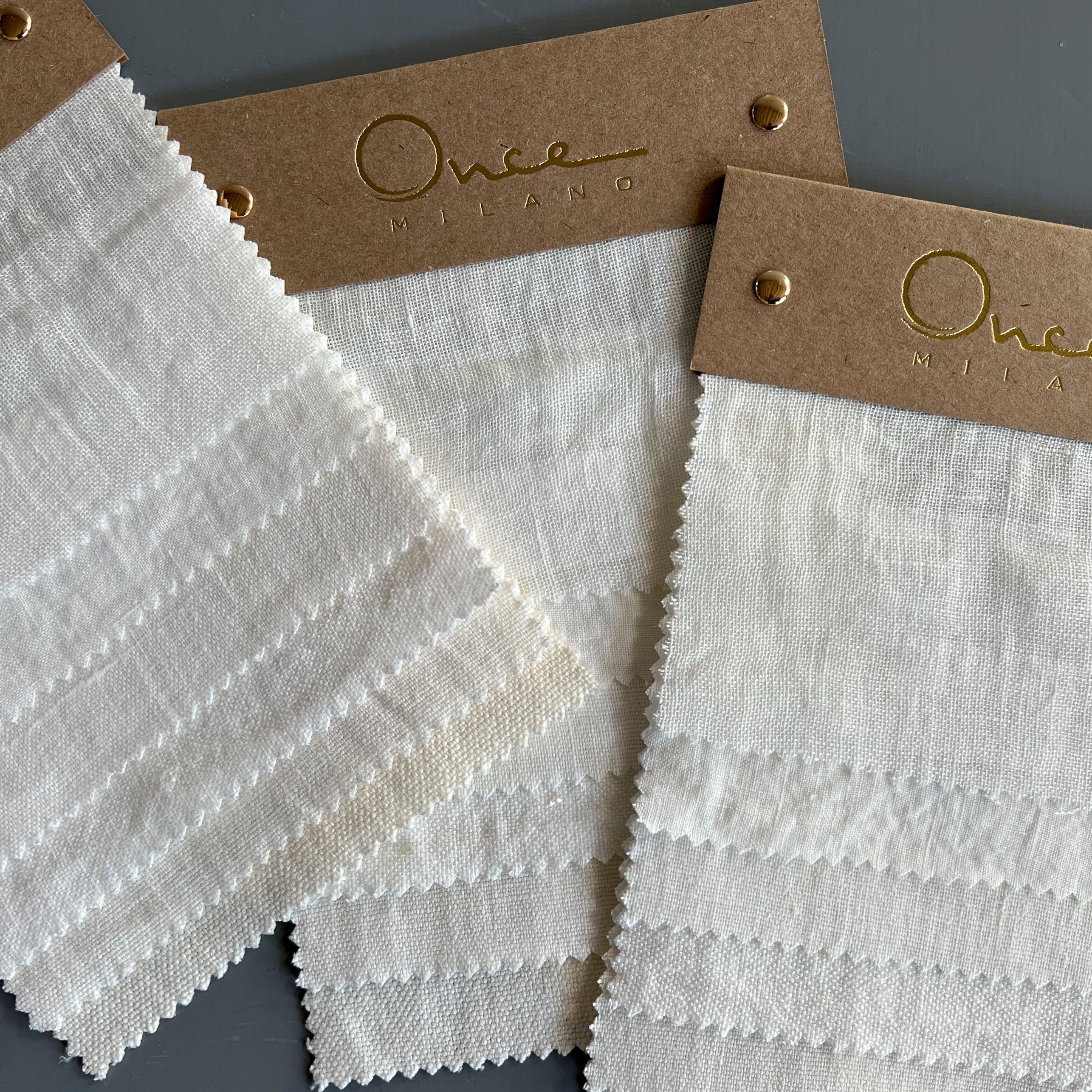 linen swatch Once Milano
