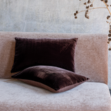 velvet and linen cushion BLACK FRIDAY SALE