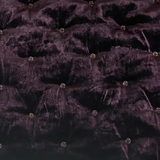 velvet and linen quilt, sample item, archive sale