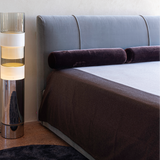 bed cover in contrasting colours in wool and cashmere BLACK FRIDAY SALE