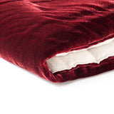velvet and natural linen blanket, custom size, archive sale