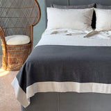 bed runner in wool and cashmere, archive sale