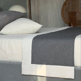 bed runner in wool and cashmere, archive sale