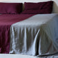 heavy linen bed cover with sewing, sample large size and colours