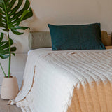 stichline linen blanket, archive sale