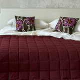 cushion case with floral pattern