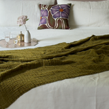 cushion case with floral pattern