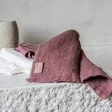 hand towels gaufré, set of 5, archive sale