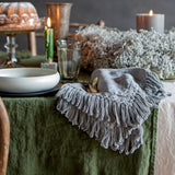 napkin with long fringe BLACK FRIDAY SALE