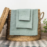 towels in heavy linen