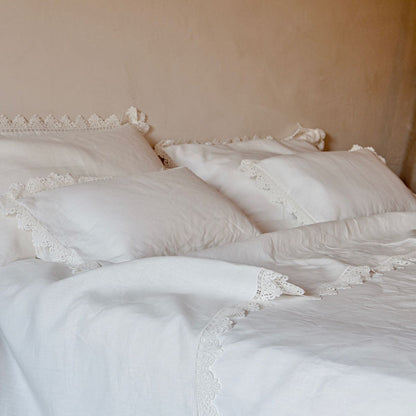 top sheet with Sicily lace - EU sizes
