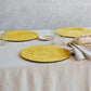 round velvet placemat cover, set of 2