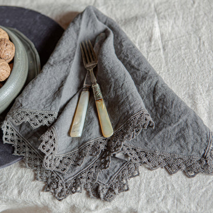 napkin with macrame, -30% BLACK FRIDAY SALE