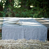 runner in heavy linen
