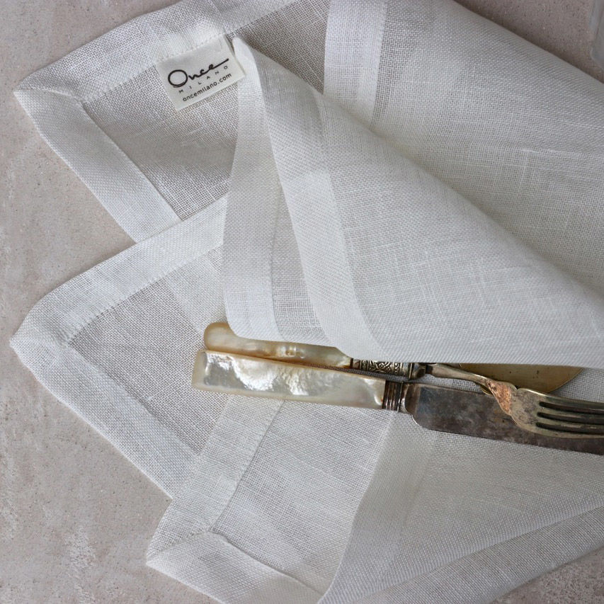 napkin in linen gauze